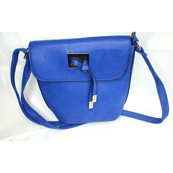 Blue Women Designer Adjustable Strap Purse - Picture 4 of 12
